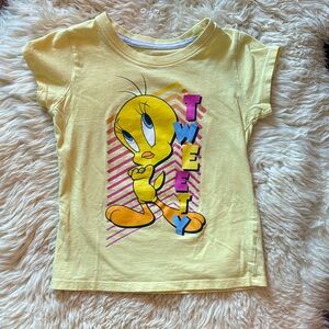 Warner Bros. Tweety Graphic Yellow Tee